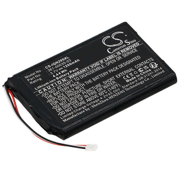 Replacement for Nuvi 2555LMT Battery 1200mAh