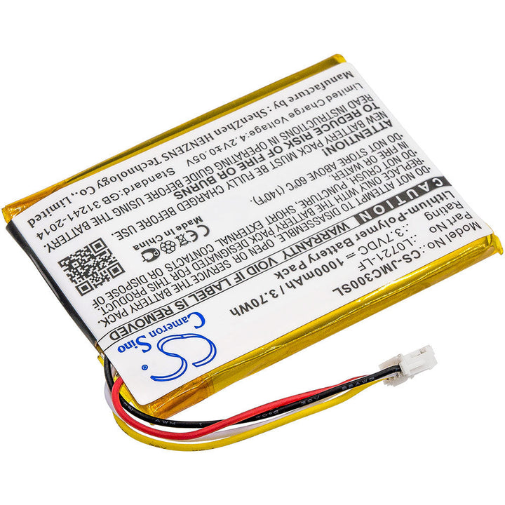 Replacement for Clip 3 Battery 1000mAh-2