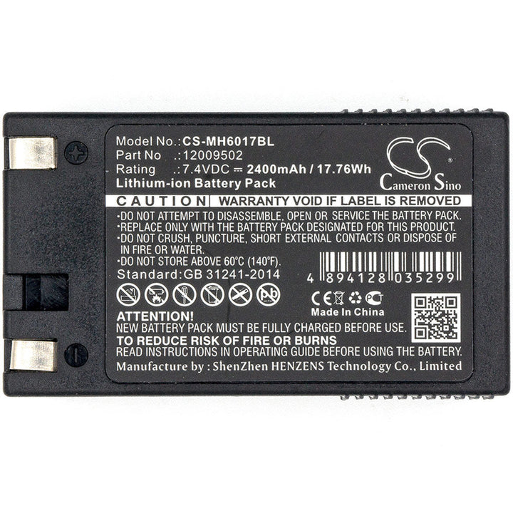 Replacement for 12009502 Battery 2400mAh-3