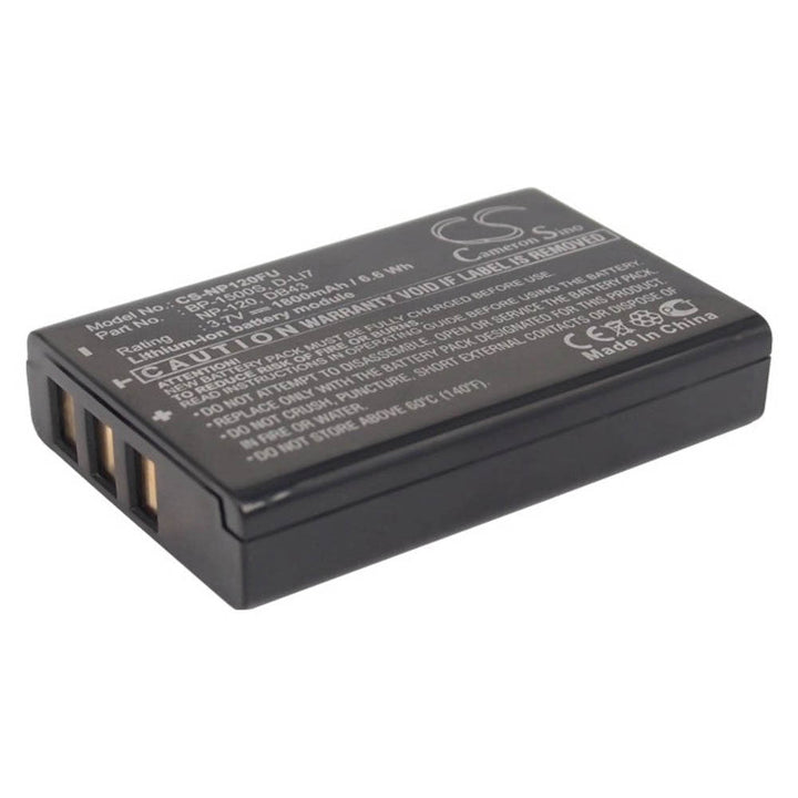 Replacement for NP-120 Battery 1800mAh-3