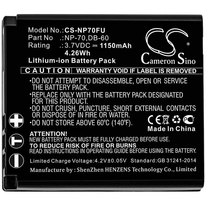 Replacement for BP-DC4 Battery 1150mAh-3