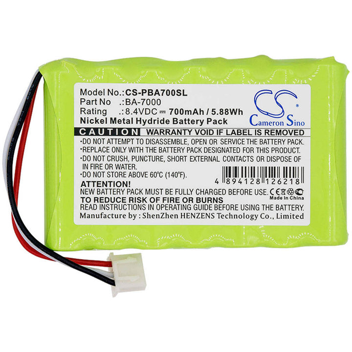 Replacement for BA-7000 Battery 700mAh-3