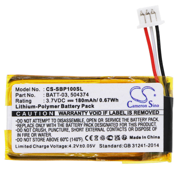 Replacement for OfficeRunner Battery 180mAh-3