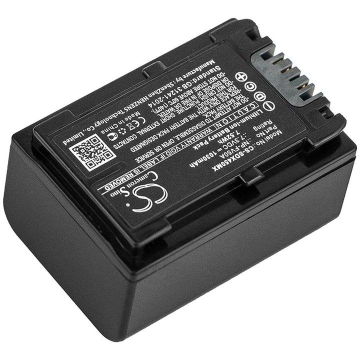 Replacement for FDR-AX53 Battery 1030mAh-4