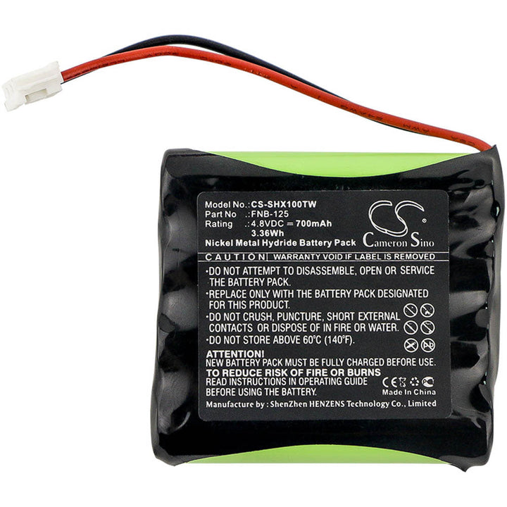 Replacement for FNB-125 Battery 700mAh-3